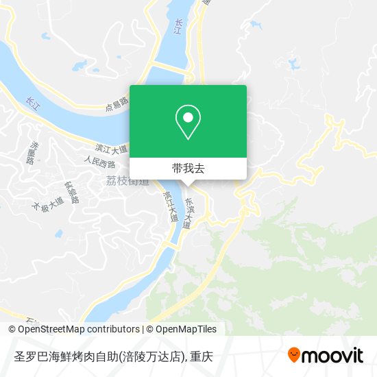 圣罗巴海鮮烤肉自助(涪陵万达店)地图
