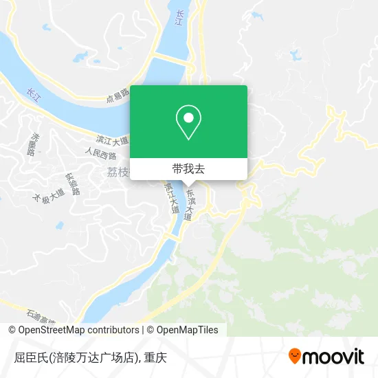 屈臣氏(涪陵万达广场店)地图