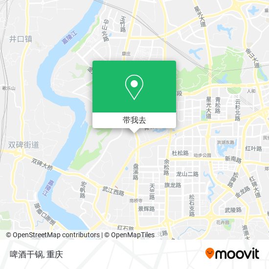 啤酒干锅地图