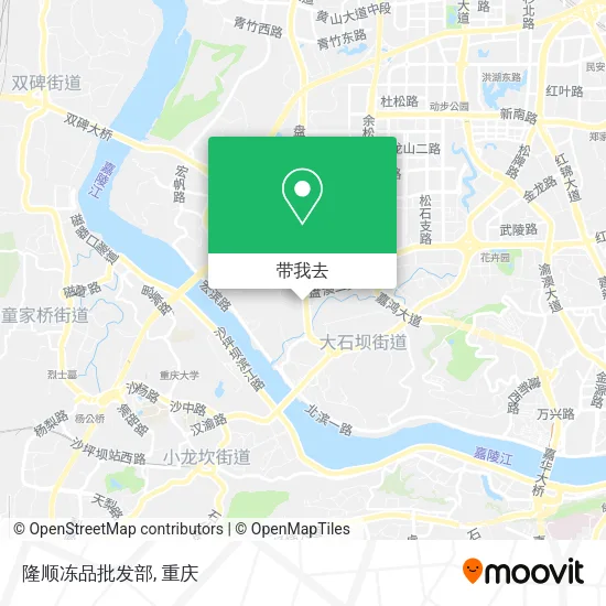 隆顺冻品批发部地图