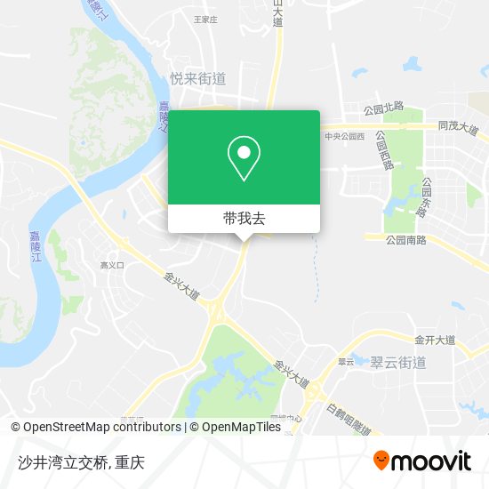 沙井湾立交桥地图