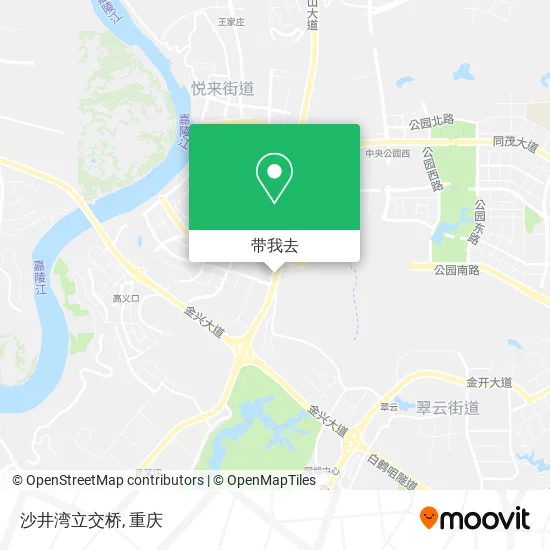 沙井湾立交桥地图