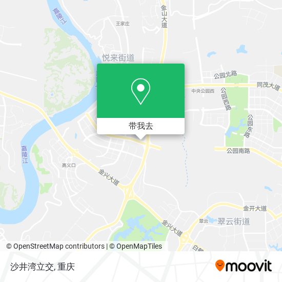 沙井湾立交地图