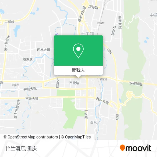 怡兰酒店地图
