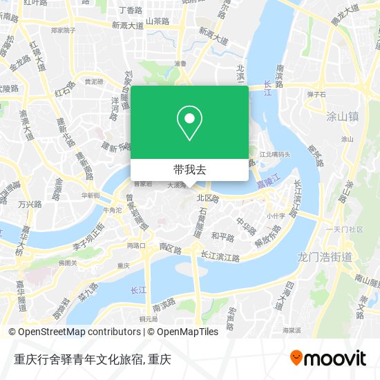 重庆行舍驿青年文化旅宿地图