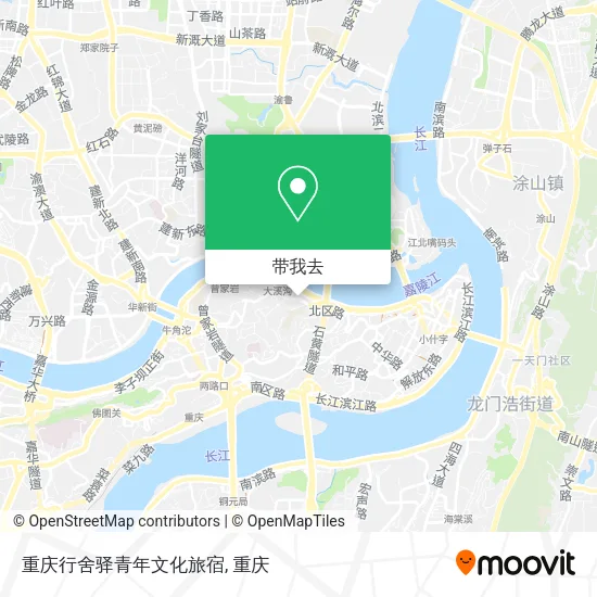 重庆行舍驿青年文化旅宿地图