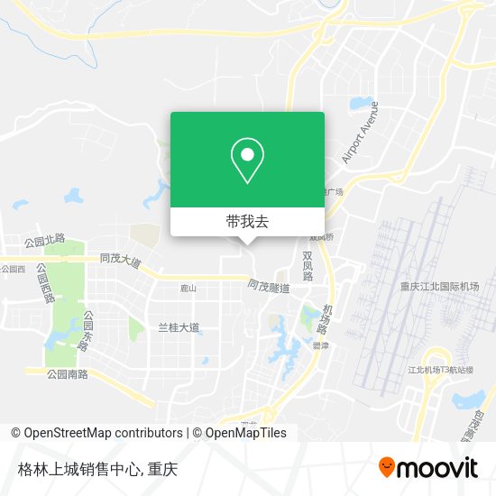 格林上城销售中心地图