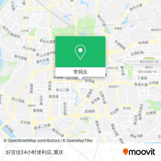好宜佳24小时便利店地图