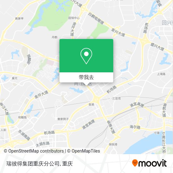 瑞彼得集团重庆分公司地图