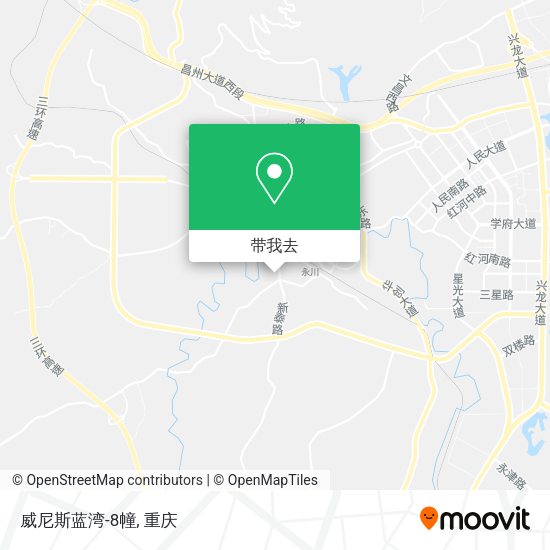 威尼斯蓝湾-8幢地图