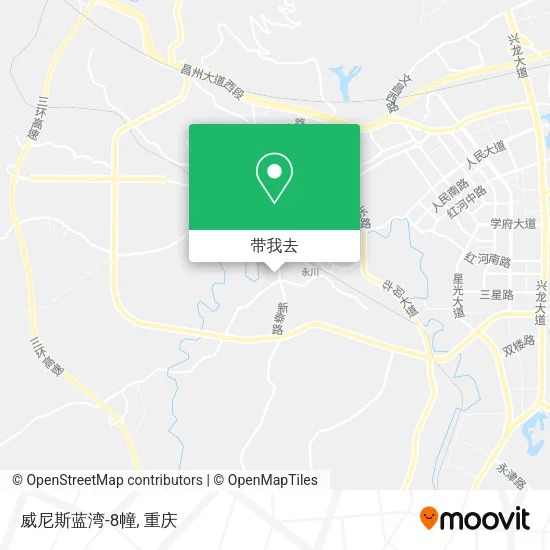 威尼斯蓝湾-8幢地图