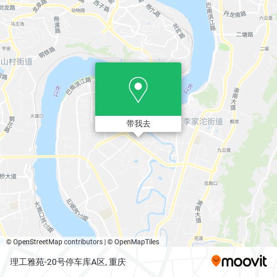理工雅苑-20号停车库A区地图
