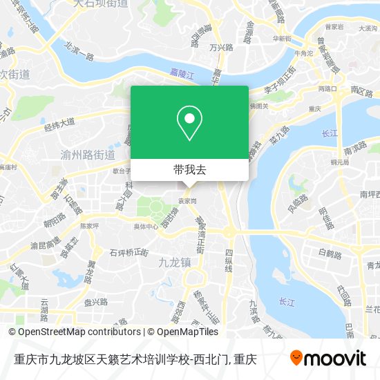 重庆市九龙坡区天籁艺术培训学校-西北门地图