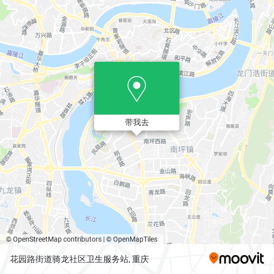 花园路街道骑龙社区卫生服务站地图