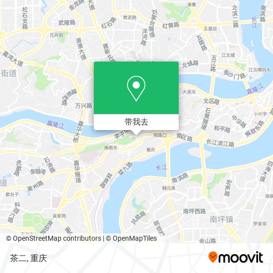 茶二地图