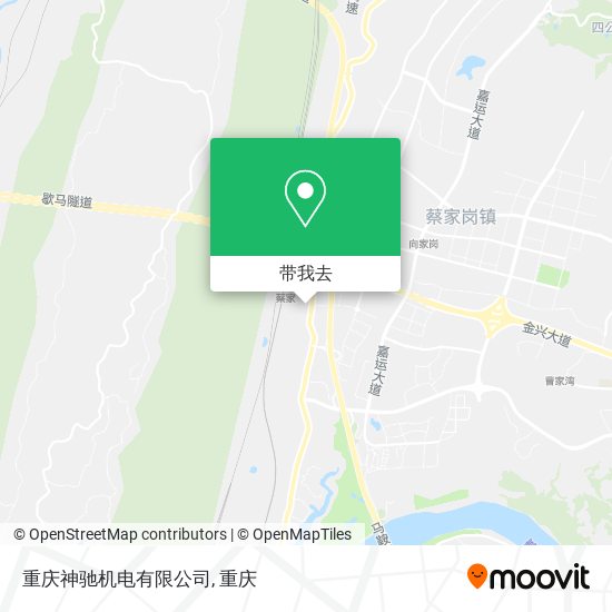 重庆神驰机电有限公司地图