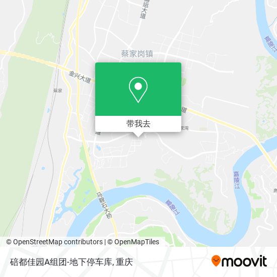 碚都佳园A组团-地下停车库地图