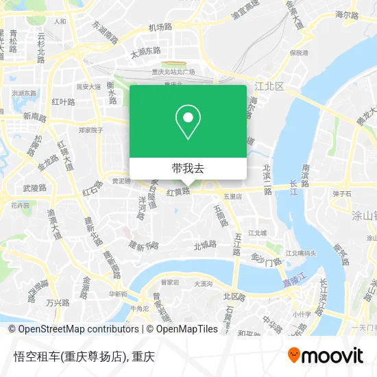 悟空租车(重庆尊扬店)地图
