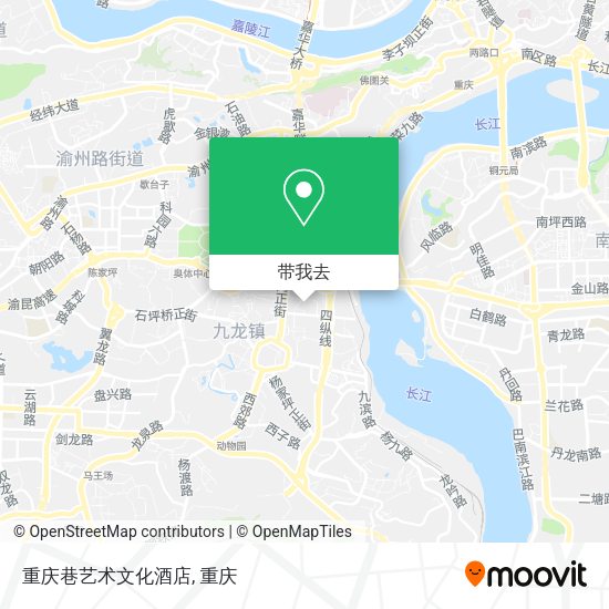 重庆巷艺术文化酒店地图