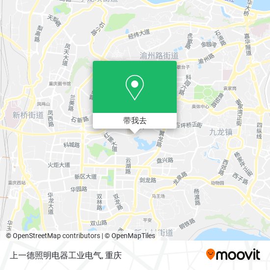 上一德照明电器工业电气地图