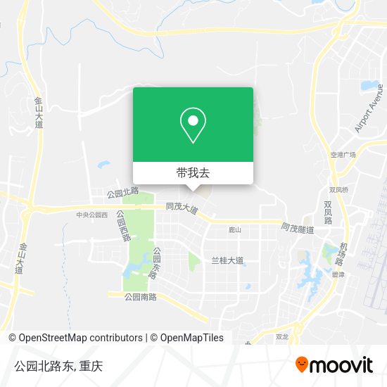 公园北路东地图