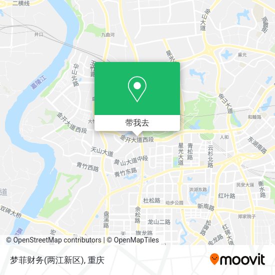 梦菲财务(两江新区)地图