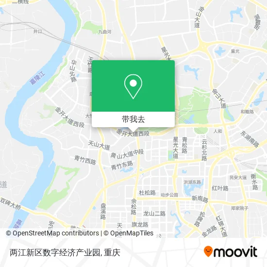 两江新区数字经济产业园地图