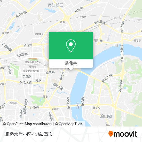 廊桥水岸小区-13栋地图