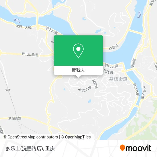 多乐土(洗墨路店)地图