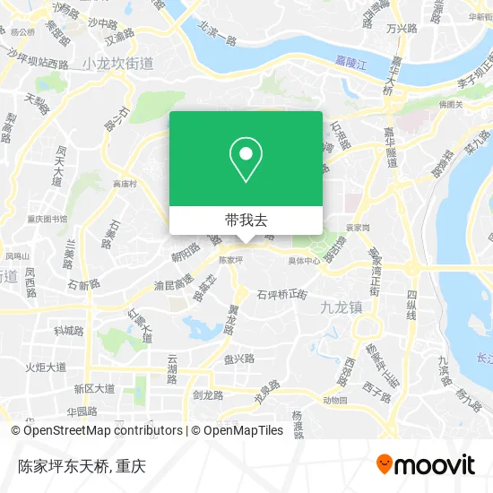 陈家坪东天桥地图