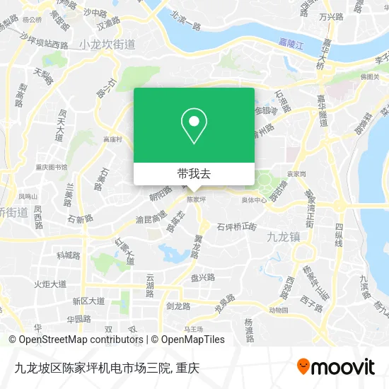 九龙坡区陈家坪机电市场三院地图
