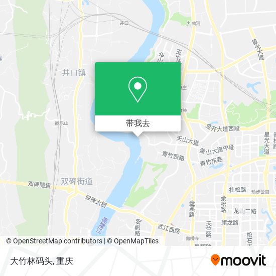大竹林码头地图