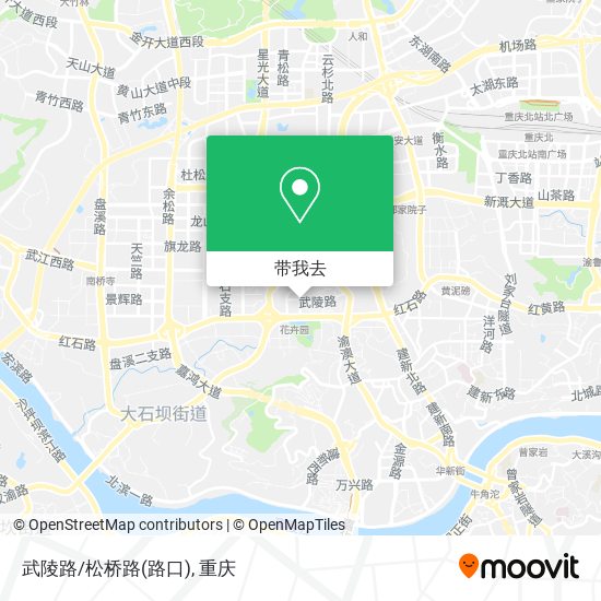 武陵路/松桥路(路口)地图