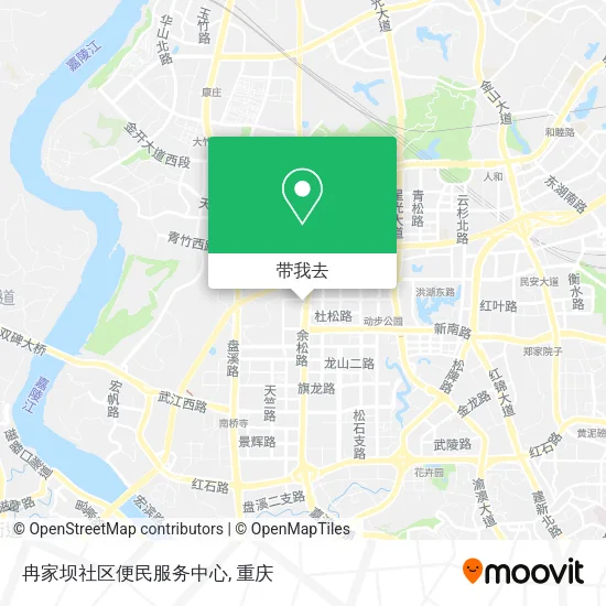冉家坝社区便民服务中心地图