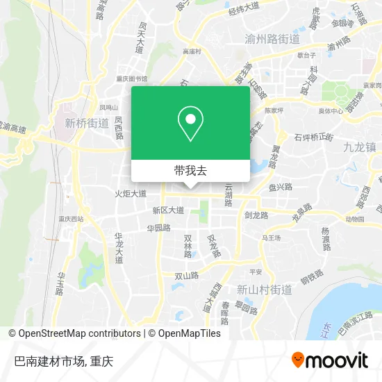 巴南建材市场地图