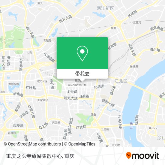 重庆龙头寺旅游集散中心地图
