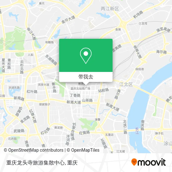 重庆龙头寺旅游集散中心地图