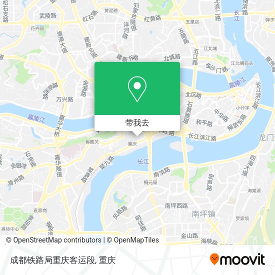 成都铁路局重庆客运段地图