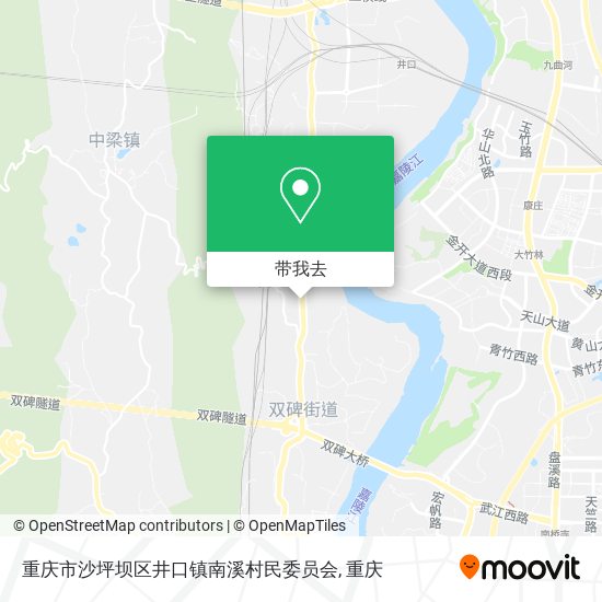 重庆市沙坪坝区井口镇南溪村民委员会地图