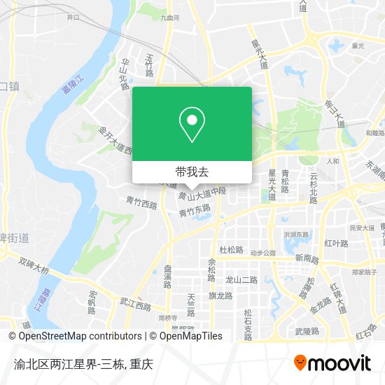 渝北区两江星界-三栋地图