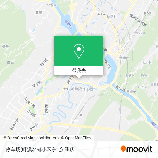 停车场(畔溪名都小区东北)地图