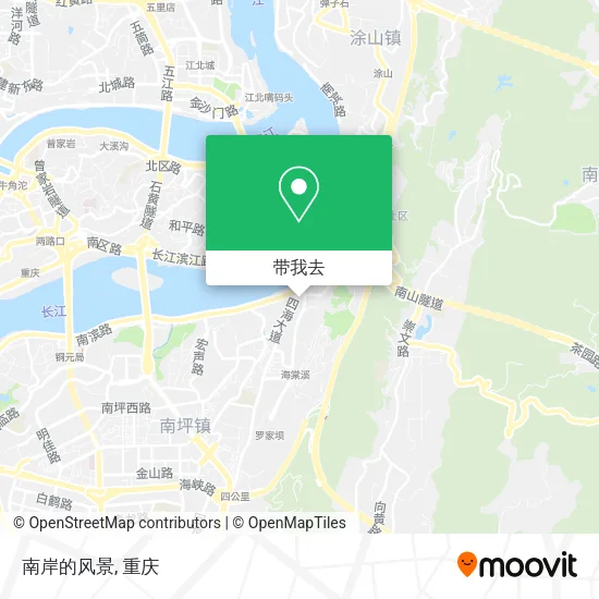 南岸的风景地图
