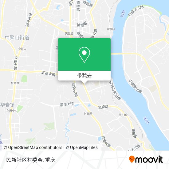 民新社区村委会地图