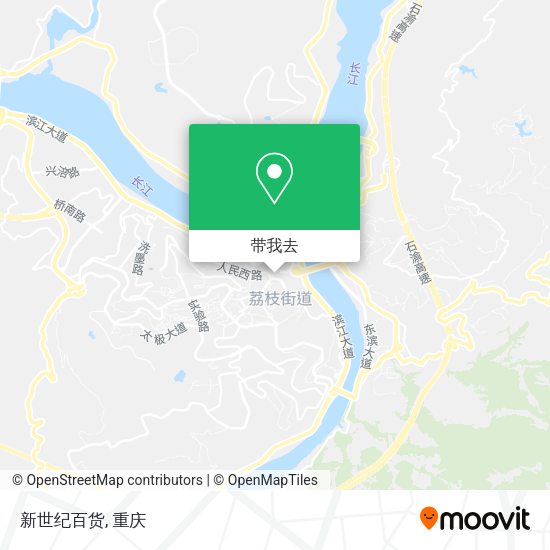新世纪百货地图
