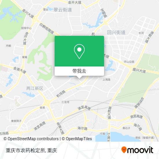 重庆市农药检定所地图