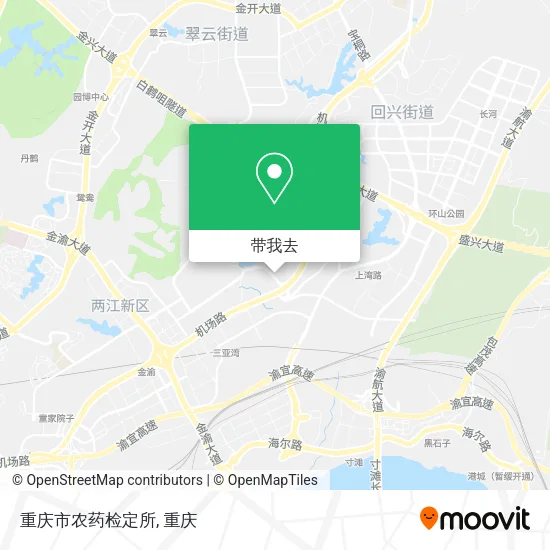 重庆市农药检定所地图