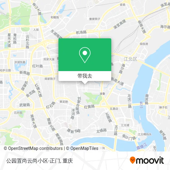 公园置尚云尚小区-正门地图