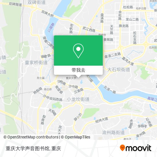 重庆大学声音图书馆地图