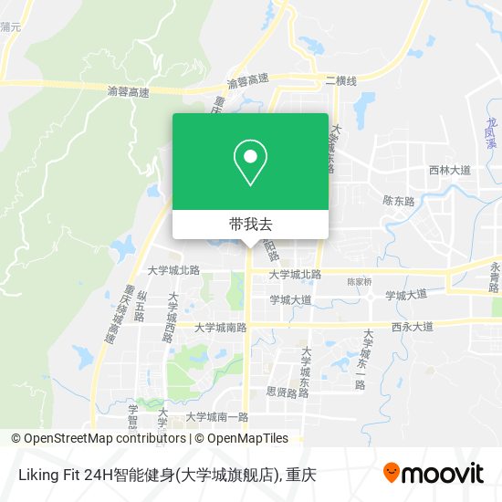 Liking Fit 24H智能健身(大学城旗舰店)地图