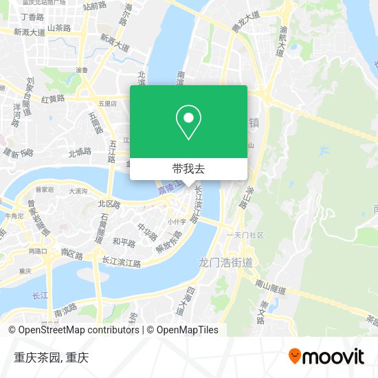 重庆茶园地图